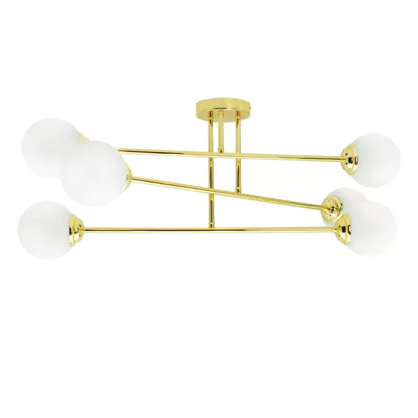 Lampa sufitowa 6xE27 PALLE Gold