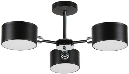 Lampa sufitowa Celtic 3xE14 Black Chrom 