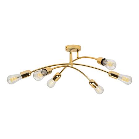 Lampa sufitowa HELIX GOLD  4xE27