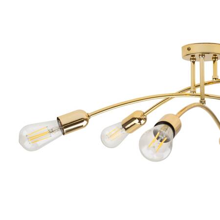 Lampa sufitowa HELIX GOLD  4xE27