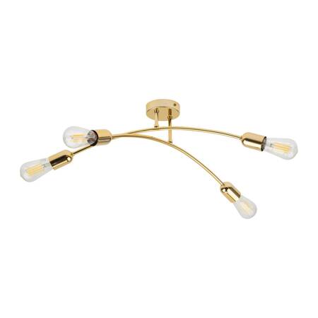 Lampa sufitowa HELIX GOLD  4xE27