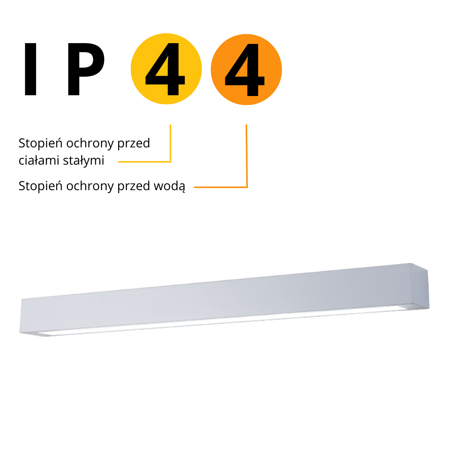 Lampa sufitowa Ibros XL CCT 1xLED biała IP44 LP-7001/1C WH 120 36 CCT