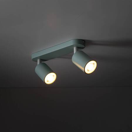 Lampa sufitowa Livia miętowa 2xGU10