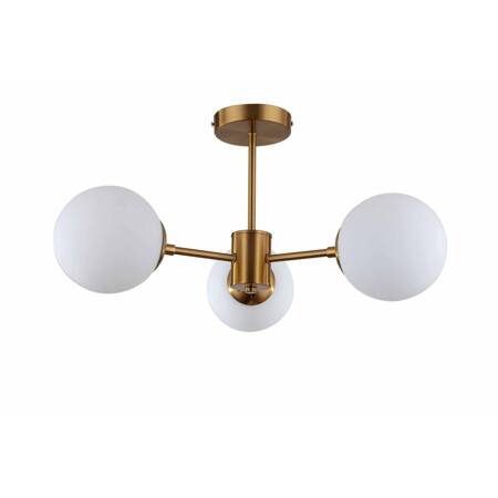 Lampa sufitowa Roma 3xE14 złota 