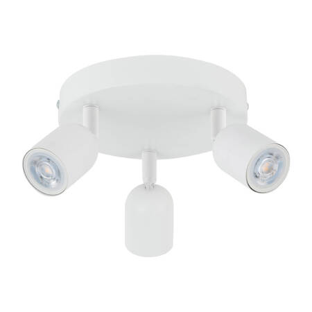 Lampa sufitowa TOP White 3xGU10 koło