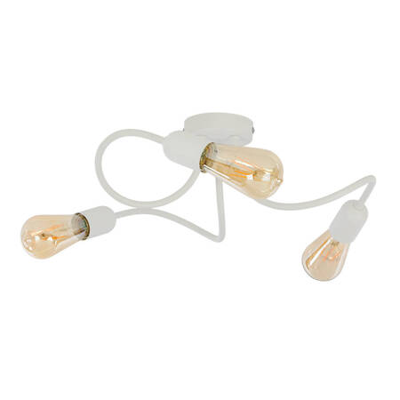 Lampa sufitowa WAVE White 3xE27