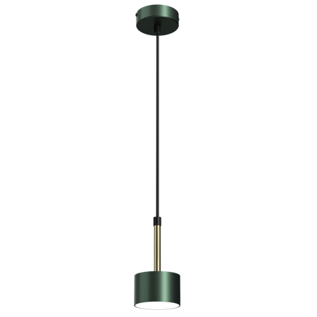 Lampa wisząca ARENA GREEN/GOLD 1xGX53