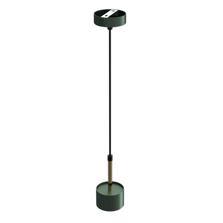 Lampa wisząca ARENA GREEN/GOLD 1xGX53