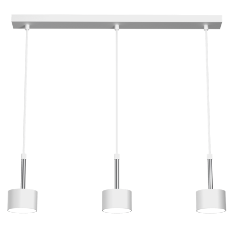 Lampa wisząca ARENA WHITE/SILVER 3xGX53