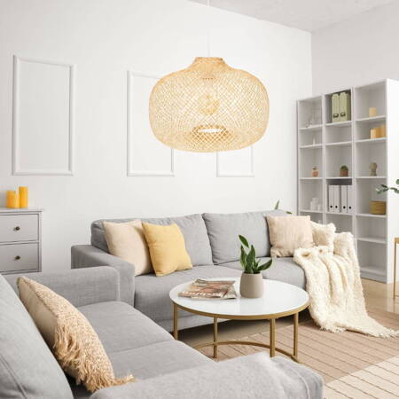 Lampa wisząca BOHO Bali bambusowa 40cm TH04