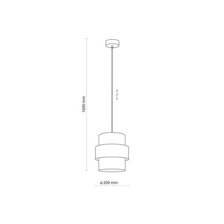 Lampa wisząca CALISTO E27