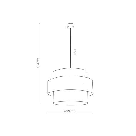 Lampa wisząca CALISTO New 3xE27