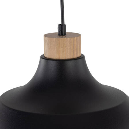 Lampa wisząca CAP Black 1xE27