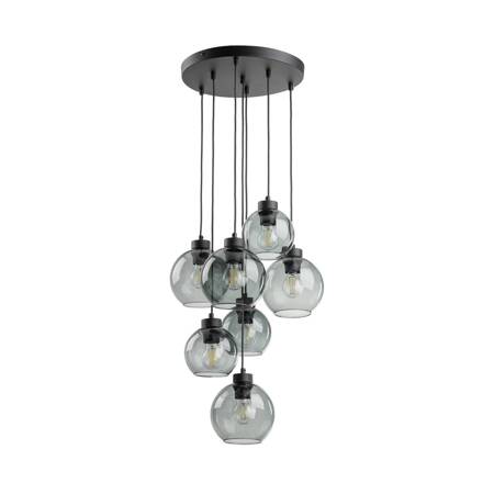 Lampa wisząca CUBUS GRAPHITE 7xE27 koło