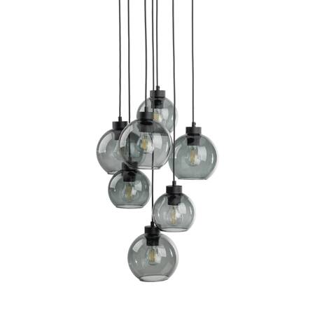 Lampa wisząca CUBUS GRAPHITE 7xE27 koło