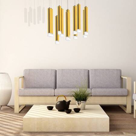 Lampa wisząca GOLDIE 12W LED złota