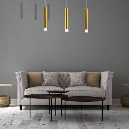 Lampa wisząca GOLDIE 3x5W LED złota