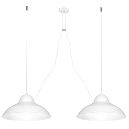 Lampa wisząca GUSTAV WHITE 2xE27