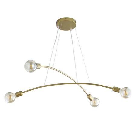 Lampa wisząca HELIX GOLD 4xE27