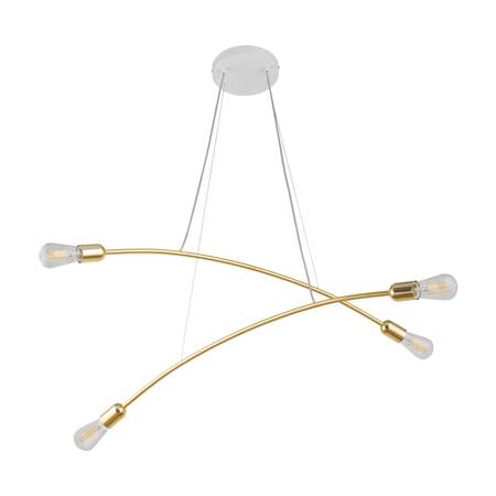 Lampa wisząca HELIX GOLD 4xE27