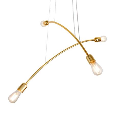 Lampa wisząca HELIX GOLD 4xE27