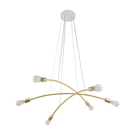 Lampa wisząca HELIX GOLD 6xE27