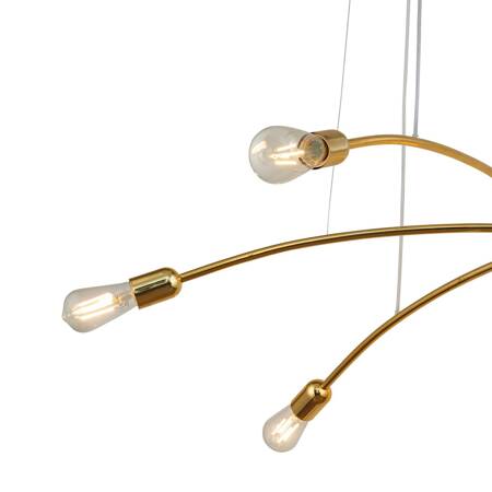 Lampa wisząca HELIX GOLD 6xE27