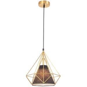 Lampa wisząca      HIRA 1 Gold+Black 1xE27