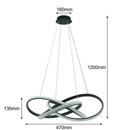 Lampa wisząca JASPER LED 51W 4000K