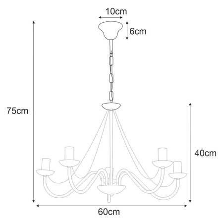 Lampa wisząca K-3991 z serii BARTEZ