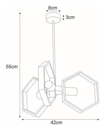 Lampa wisząca K-4723 z serii HONEY