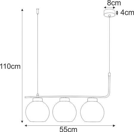 Lampa wisząca K-4881 z serii TORVI