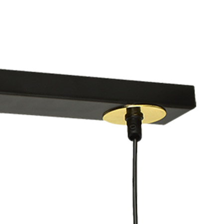 Lampa wisząca MONZA BLACK / GOLD 3xG9 8W