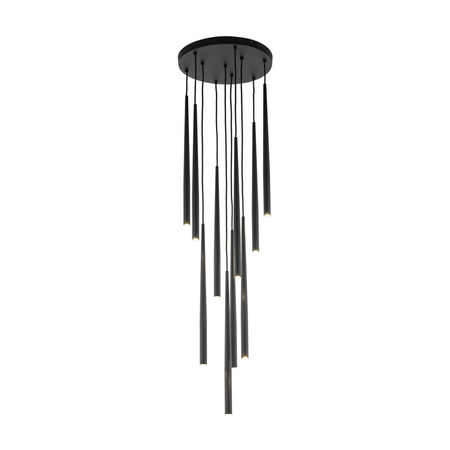 Lampa wisząca PIANO Black 10xG9