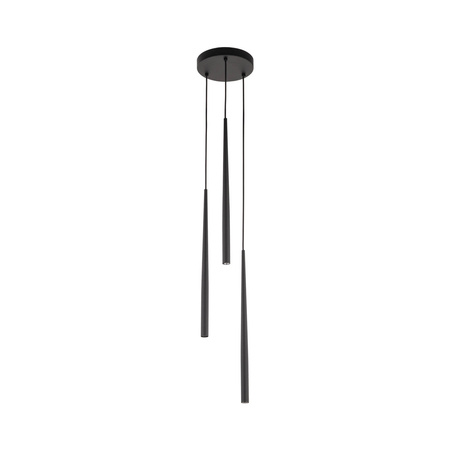 Lampa wisząca PIANO Black 3xG9