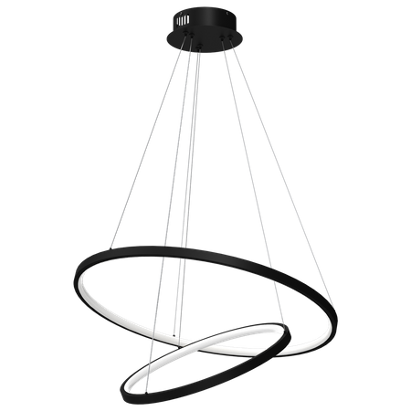 Lampa wisząca ROTONDA BLACK 51W LED