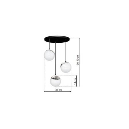 Lampa wisząca SFERA 3xE14