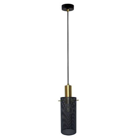 Lampa wisząca Tirana 1xE27 czarna LP-945/1P BK