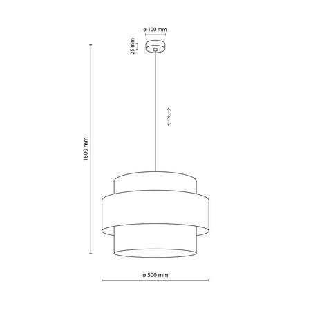 Lampa wisząca Trio JUTA Mix E27