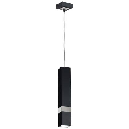 Lampa wisząca VIDAR BLACK/CHROME 1xGU10