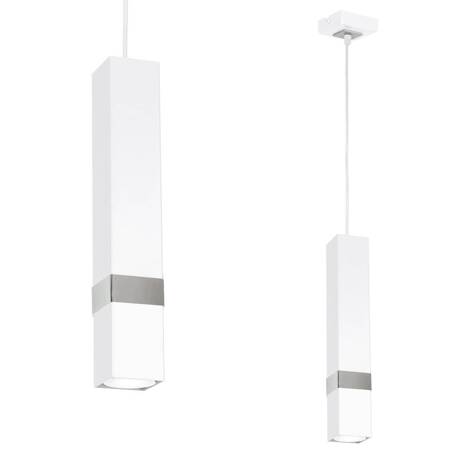 Lampa wisząca VIDAR WHITE/CHROME 1xGU10