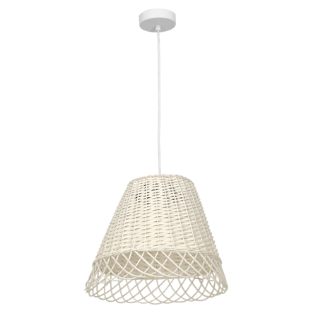 Lampa wisząca VIMINI WHITE 1xE27