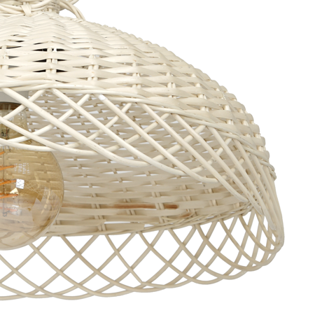 Lampa wisząca VIMINI WHITE 1xE27