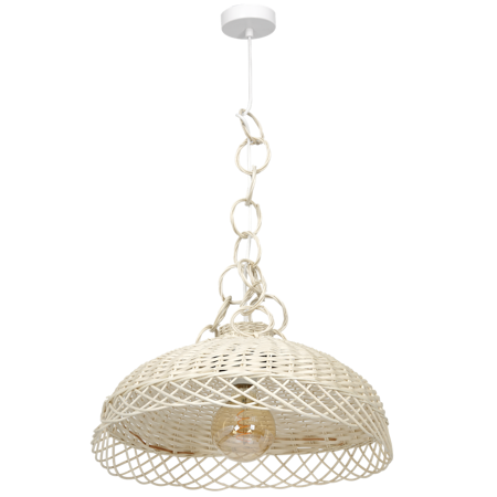 Lampa wisząca VIMINI WHITE 1xE27