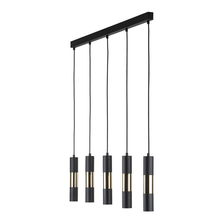 Lampa wisząca VIVIEN Black/Gold 5xGU10