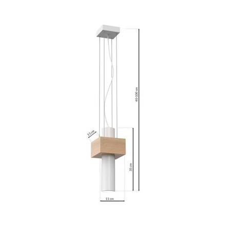 Lampa wiszaca WEST WHITE 1xGU10