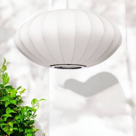 Lampa wisząca biała elegancka CLOUD elipsa 1xE27