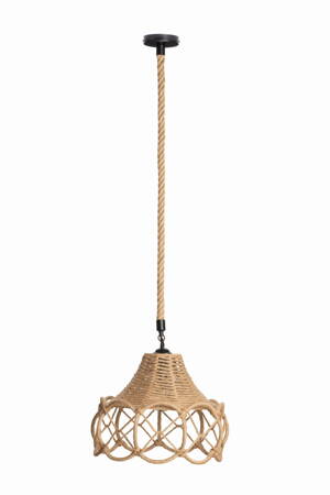 Lampa wisząca jutowa KATIA vintage boho