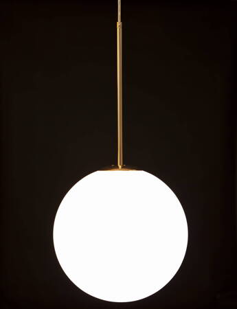 Lampa wisząca szklana kula 20 cm MILKY