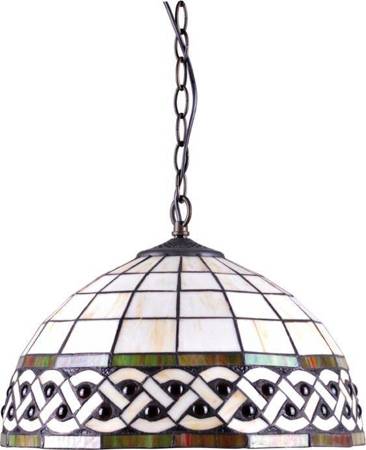 Lampa wisząca witrażowa K-P162208 z serii TIFANY